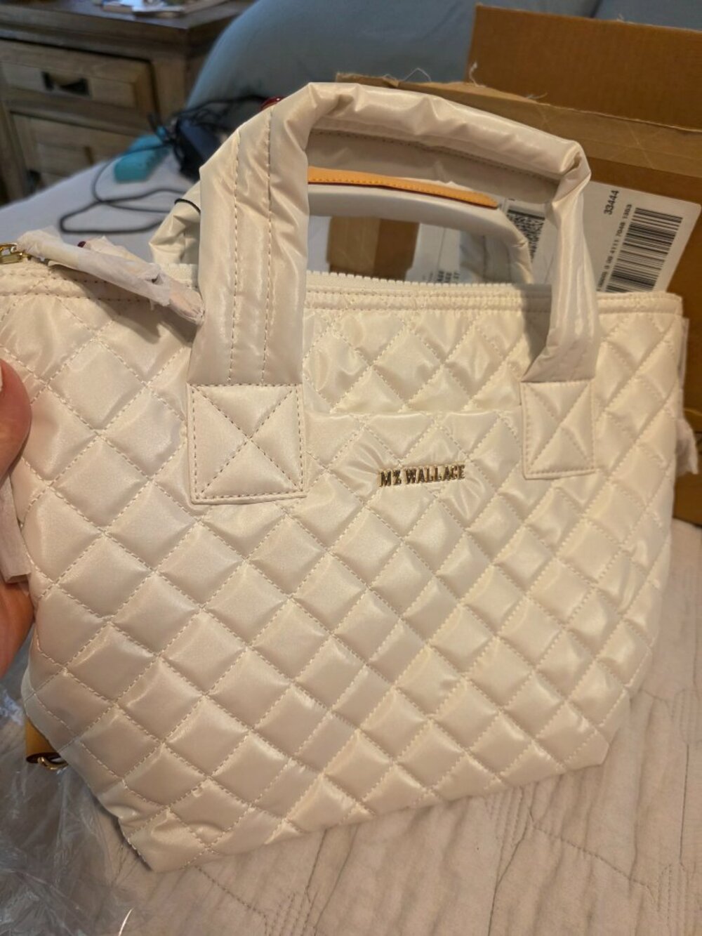 MZ Wallace Small Sutton White Pearl BNWT - Picture 9 of 13